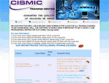 Tablet Screenshot of cismictraining.com